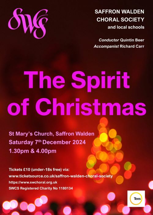 Spirit of Christmas 1.30pm and 4.00pm